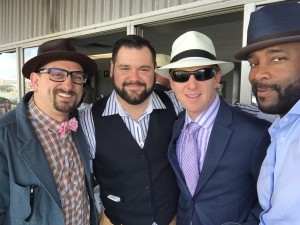 Doin' @KentuckyDerby w/@chefkramer @thenosedive Chef #CraigKuhns @offalchris @ChurchillDowns #KYDerby 