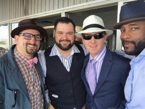 Doin' @KentuckyDerby w/@chefkramer @thenosedive Chef #CraigKuhns @offalchris @ChurchillDowns #KYDerby